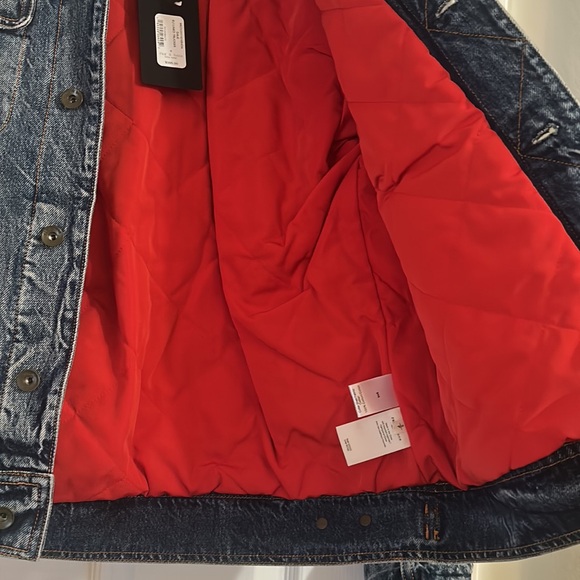 Rag & Bone Jacket- denim with quilted lining. - Picture 4 of 6